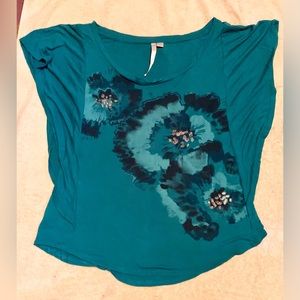 SALE!!! 
3 Green Tops - SIZE XS -- from Forever 21, Lauren Conrad, + Revamped